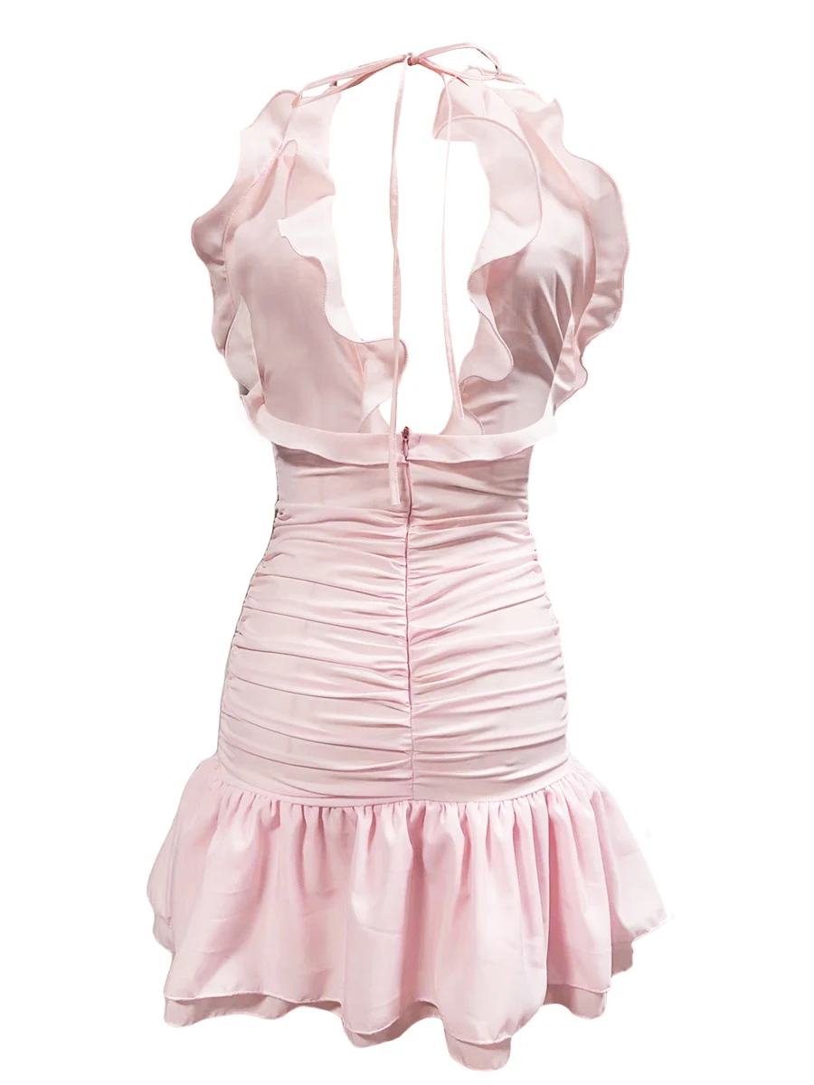 Douhoow женские платья с 3D цветами из прозрачной сетки асимметричным подолом