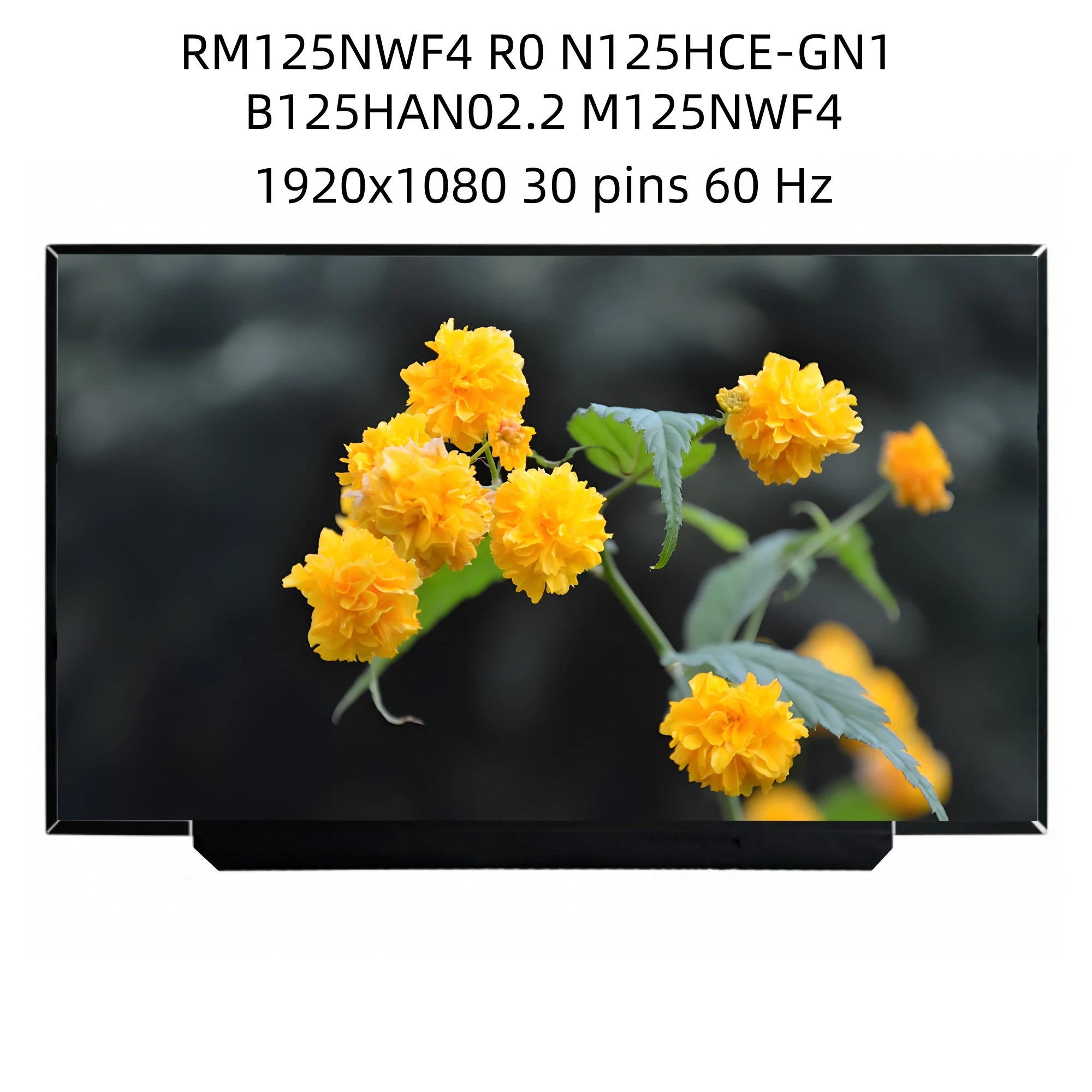 Фото RM125NWF4 R0 подходит для N125HCE-GN1 B125HAN02.2 M125NWF4 для ThinkPad X260 X270 X280 A275, ЖК-экран 12,5 дюймов, IPS-дисплей №1
