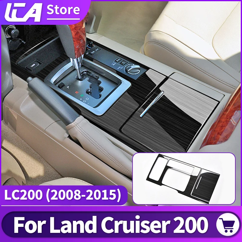 

For 2008-2015 Toyota Land Cruiser 200 Transmission Panel Protection Modification Accessories LC200 Central Control Decoration