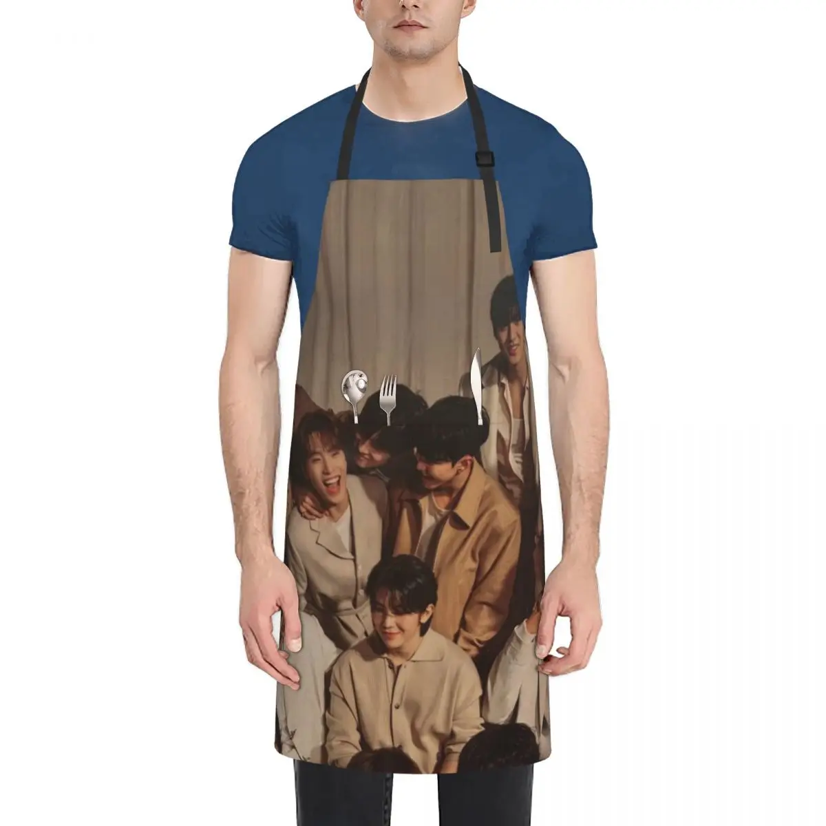Семь подростков стандартный кухонный фартук Аксессуары для выпечки взрослых