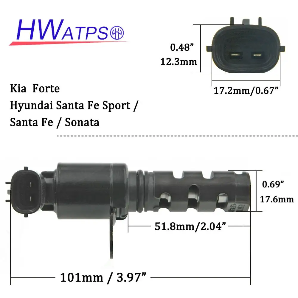 Клапан управления распределительным валом VVT 24375-2G200 для Hyundai Sonata Genesis Coupe Santa Fe Kia