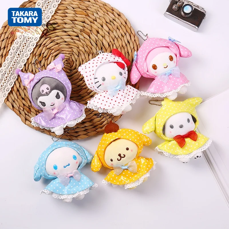 

Плюшевый школьный брелок Takara Tomy Raincoat Clow M Hello Kitty Melody