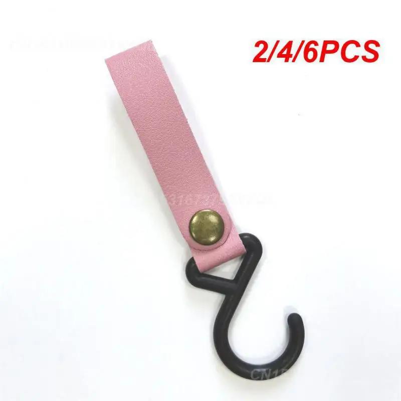 2/4/6 szt. Wieszaki kempingowe w kształcie litery S кожаный прочный ремешок навес вешалка стеллаж для