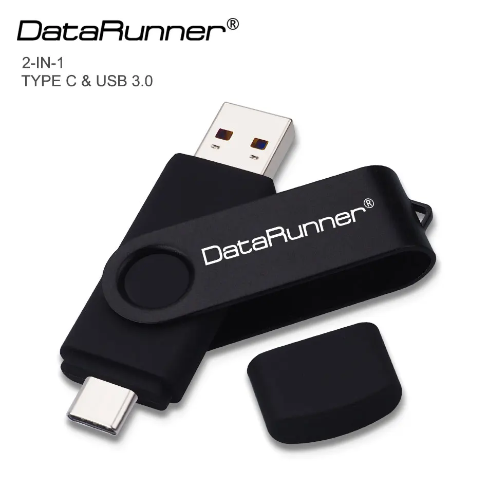 

DataRunner Type C USB Flash Drive Pen Drive 512GB 256GB USB Stick 3.0 128GB 64GB 32GB Pendrive Memoria USB for Type C Android/PC