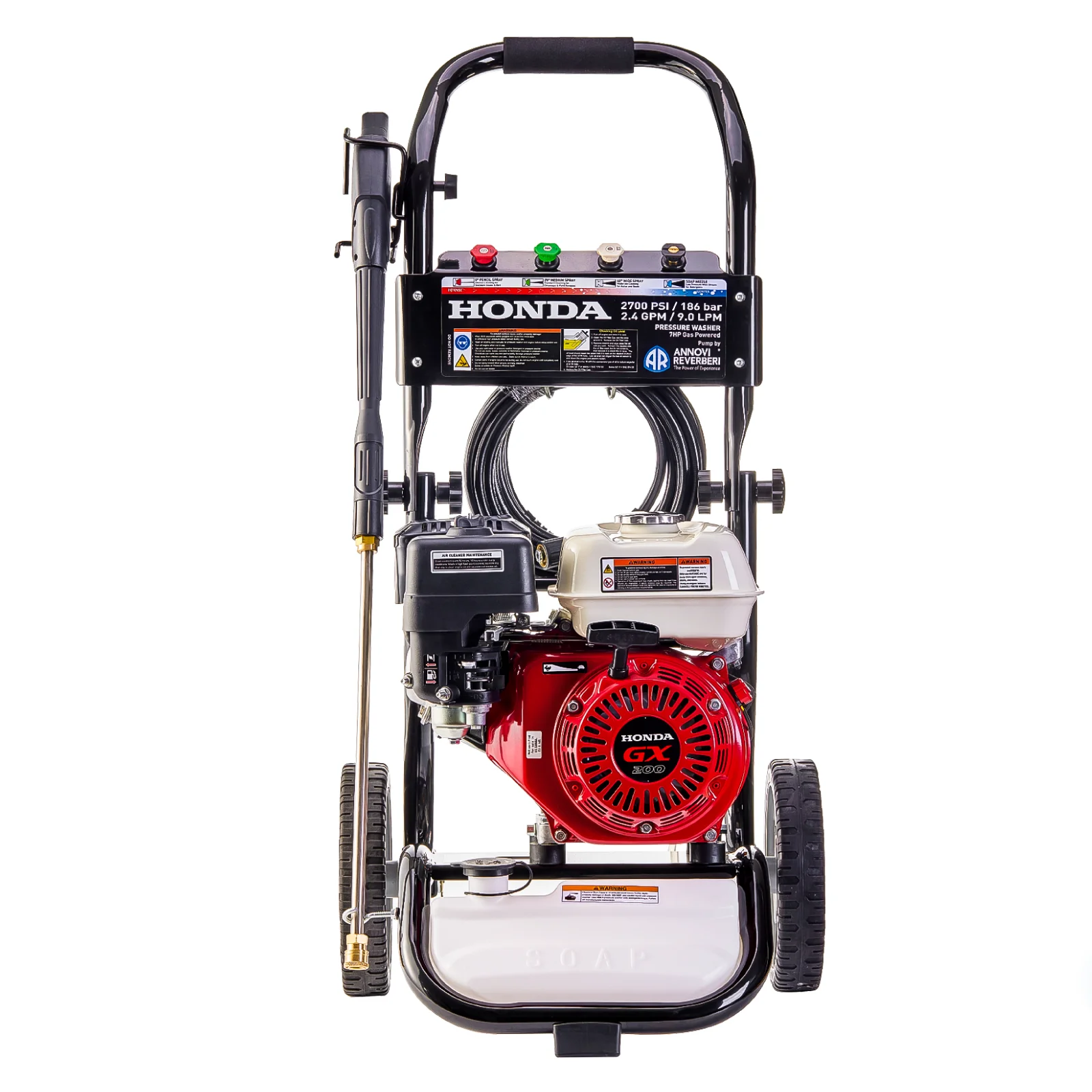 Бензиновый насос высокого давления H0nda Power 2700psi/186bar с AR насосом GX160 стартер отдачи