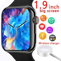 new 1 9 inch hd big screen smart watch men women 2022 nfc smartwatch ecg heart rate monitor sport watches for xiaomi iphone iwo