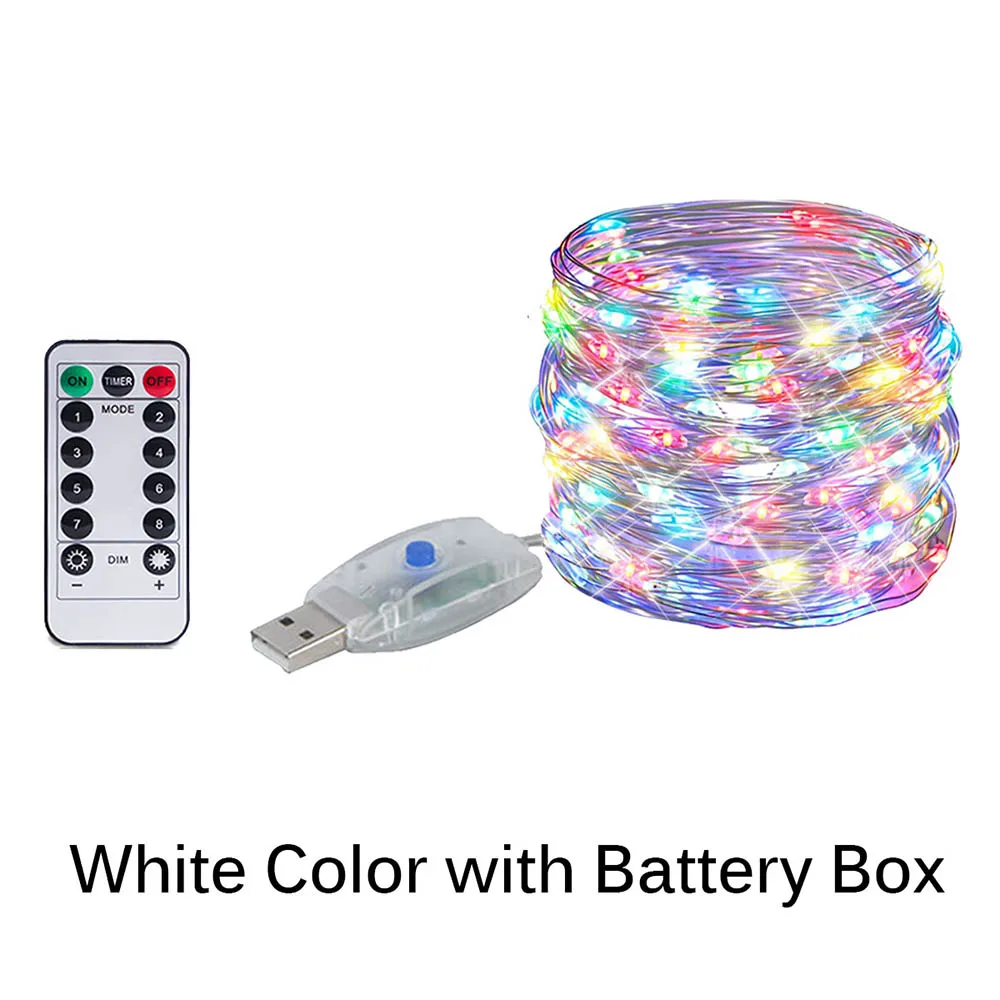 

Светодиодные гирлянды KIKIELF USB, медный провод 5/10/20м