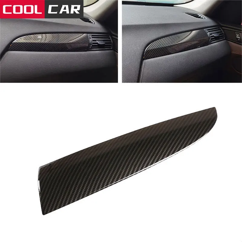 

Car Styling ABS Carbon Fiber Texture Dashboard Panel Passenger Side Strip Cover Trim For BMW X3 X4 F25 F26 2013 - 2017 LHD