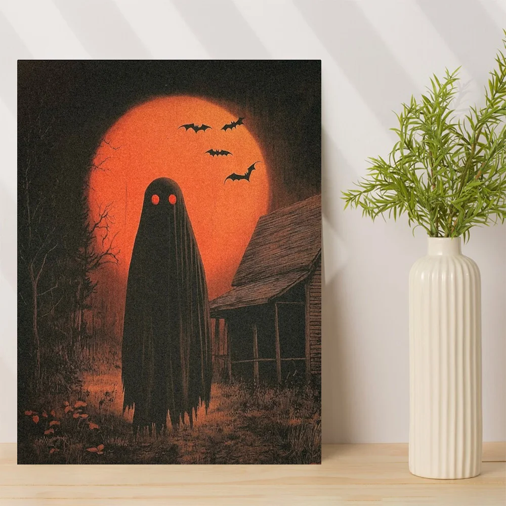 1шт импс на Хэллоуин призраки поколение вода в ночи современное настенное