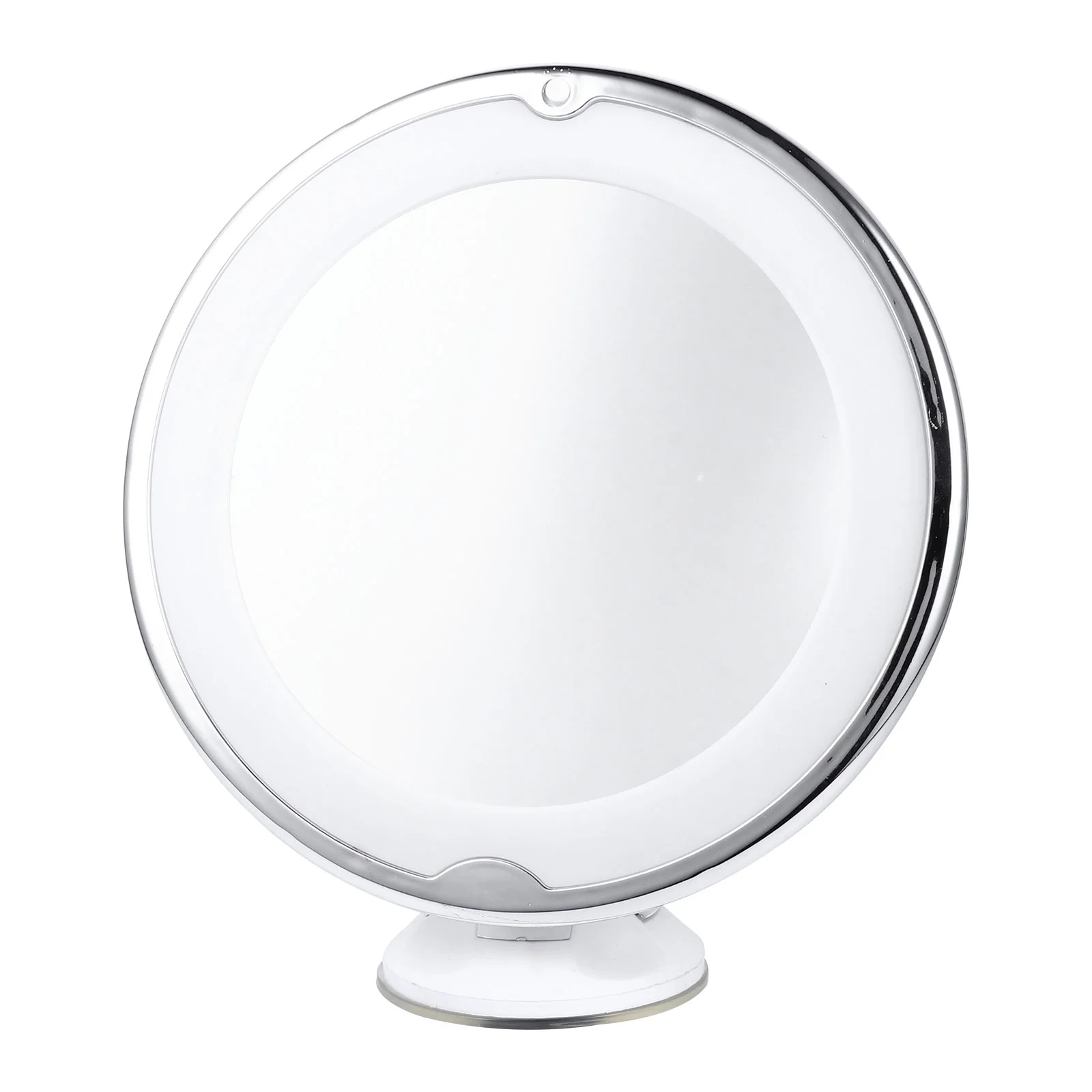 

Vanity Osculum Type Makeup Mirror LED Light Women Female White Plastic Home Miss