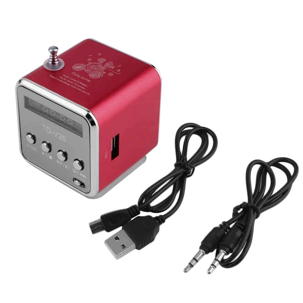 

Portable LED Wireless Mini TF Card Micro USB Stereo Super Bass Speaker MP3/4 Music Player FM Radio IB USB AUX Interface