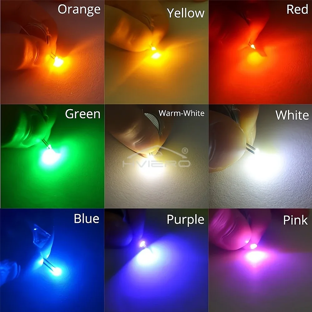 1000 шт. 0805 SMD светодиодные чипы 2 0 ~ 3 В супер яркая лампа белый красный зеленый синий
