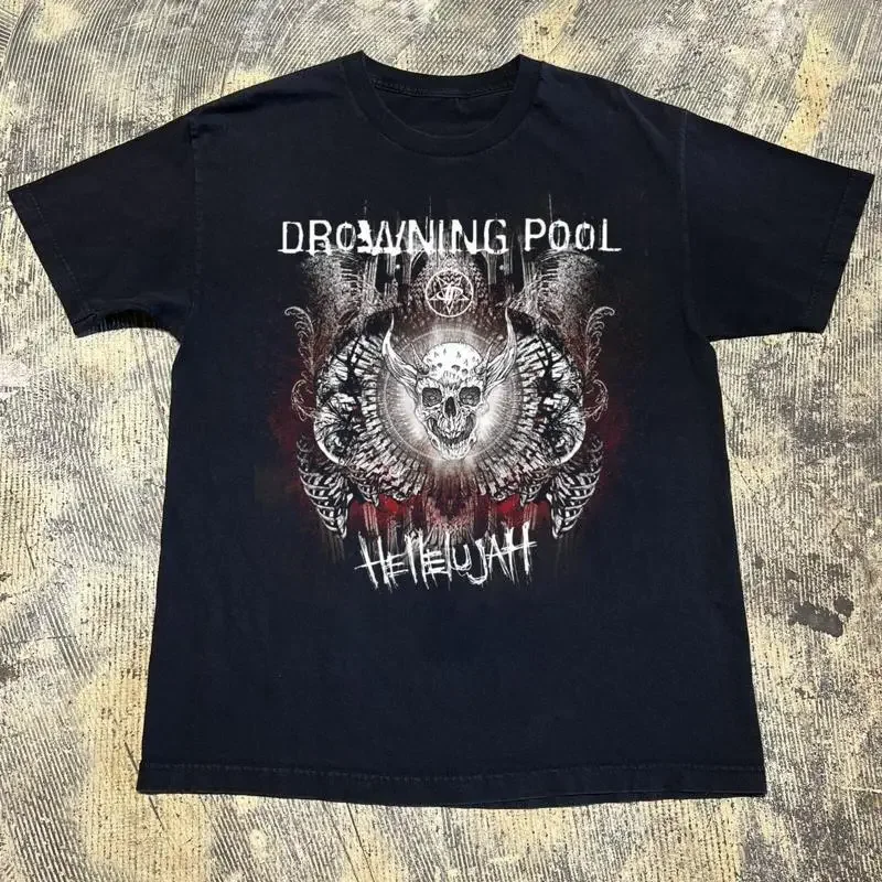 Фото Футболка Rare Drowning Pool Australia Tour Band для фанатов, размеры от S до 5XL, GC1747 №1