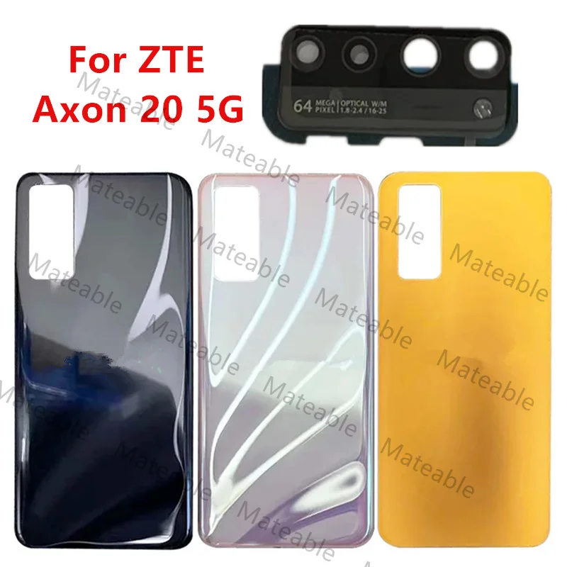 Фото Задний корпус Axon20 5G для ZTE Axon 20 5G A20 A2121 E G, задняя крышка аккумулятора, ремонт телефона, замена дверцы, чехол №1