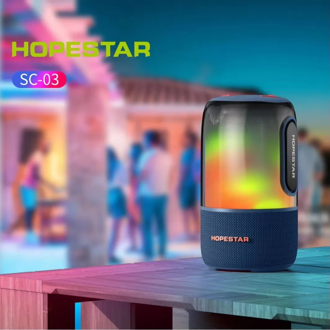 Беспроводной Bluetooth-динамик импульсная светодиодная вспышка IPX6