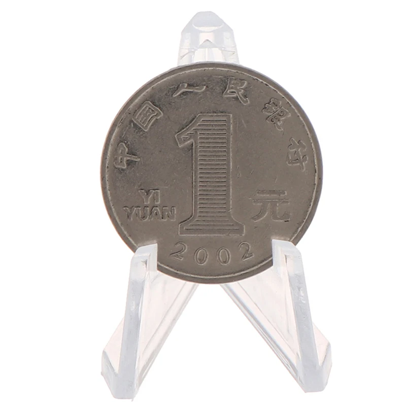 

1Pc Hot Sale Acrylic Collectibles Coins Easel Medal Badge Holder Card Display Show Stand Jewellery Stand Holder Collectible Coin