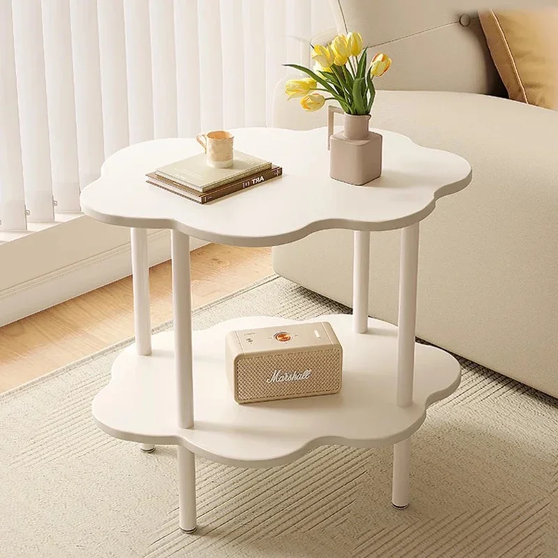 

Nordic Design Side Table Corner Japanese Hallway White Coffee Table Minimalist Center Tavolino Da Salotto Decoration Accessories