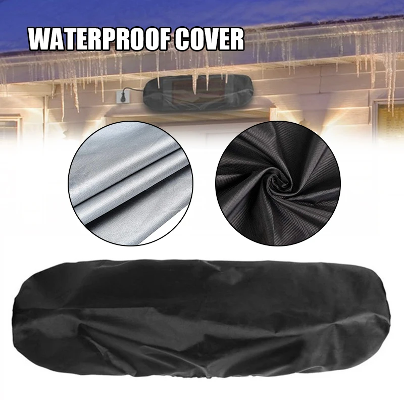 

Electric Patio Heater Cover 420D Oxford Waterproof Dustproof Electric Infrared Heater Cover Fit For Indoor Outdoor Garage