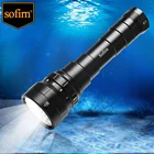Sofirn DF60 6 * CREE XP-L2 LED 6000 люмен фонарик для дайвинга светильник 2*26650 батареями и зарядным устройством подводный светильник онарик