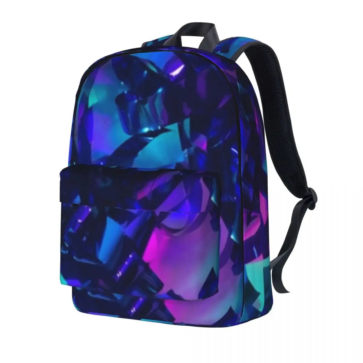 

Metallic Abstract Pattern Backpack Female Colorful Modern Art Print Backpacks Leisure School Bags Hiking High Quality Rucksack