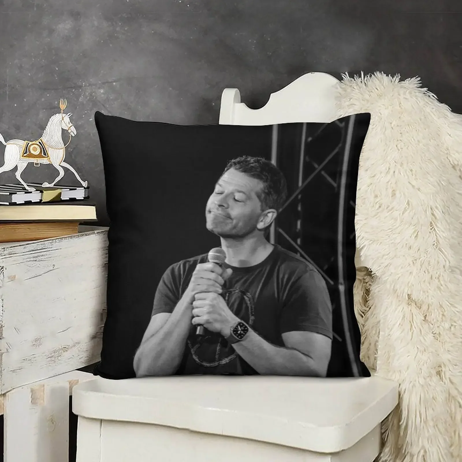 Декоративная подушка Misha Collins чехол для диванной подушки рождественские