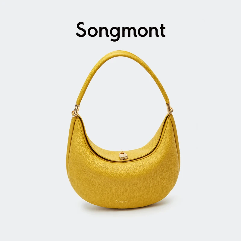 

Songmont Half Moon Bag New Women's Personality Design Casual Shoulder Bag Fashion Armpit Carry On Armpit Bag