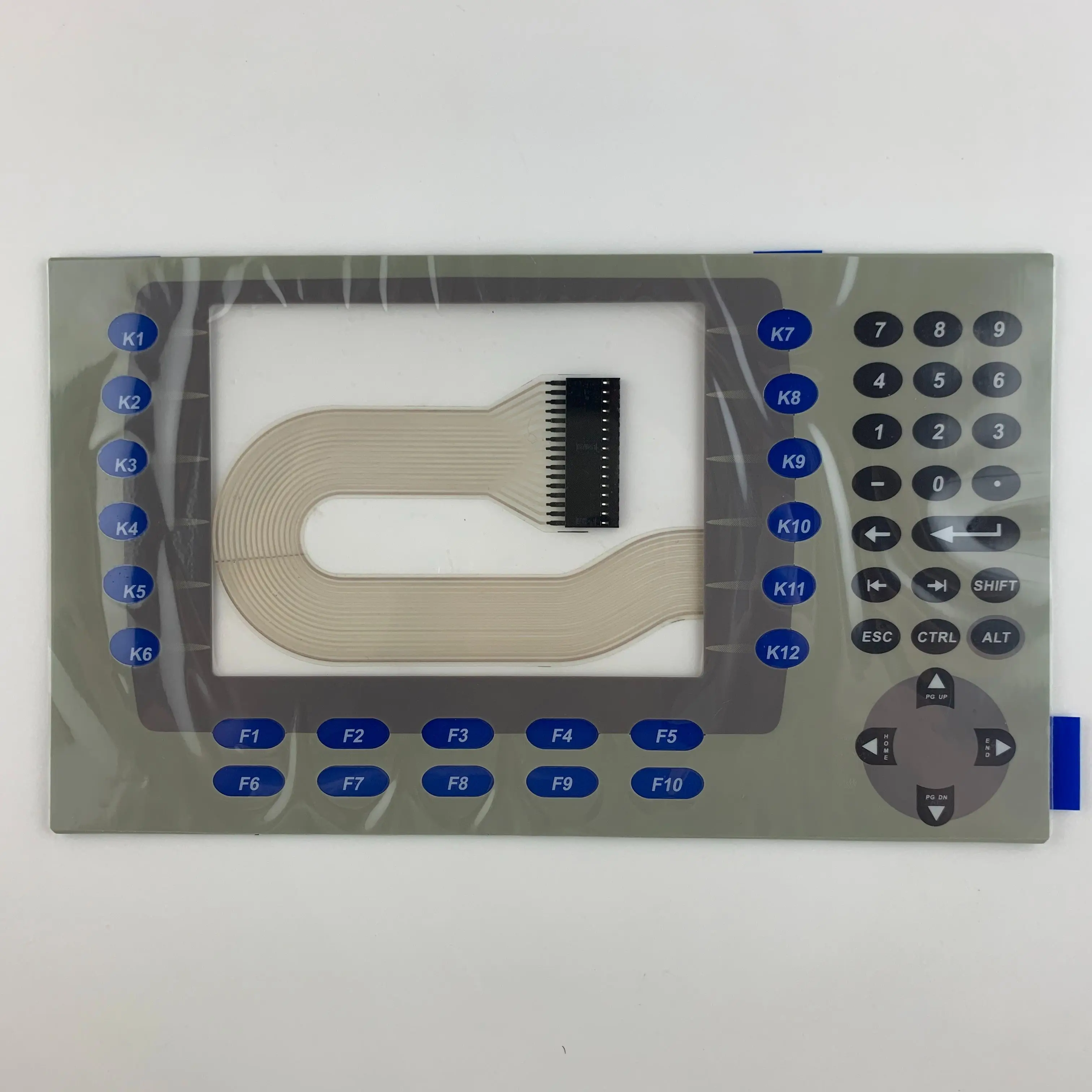 

2711P-B7C4D8 Membrane Keypad+Touch Glass for AB PanelView Plus 700 HMI Panel repair~do it yourself,Have in stock