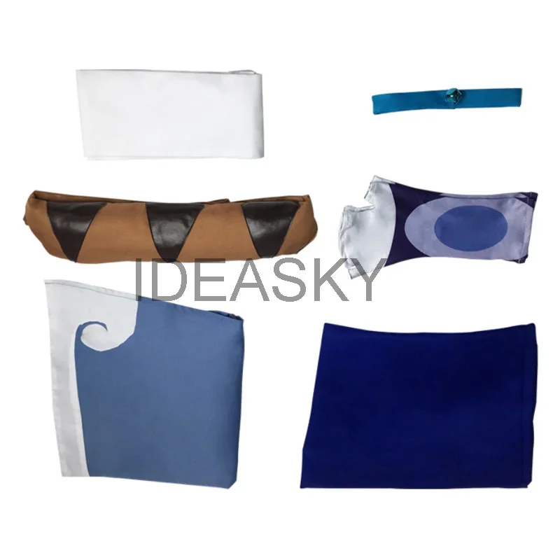 Аватар последний аirbender katara мужской костюм для косплея аниме ожерелье ботинки