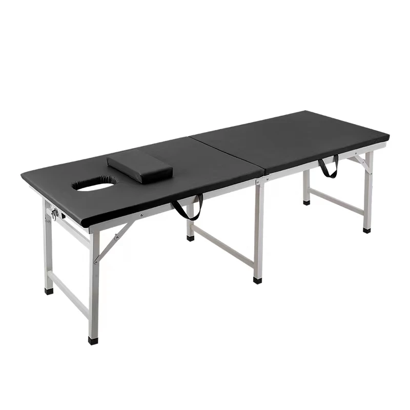 Складная Массажная кровать для лица портативный металлический домашний