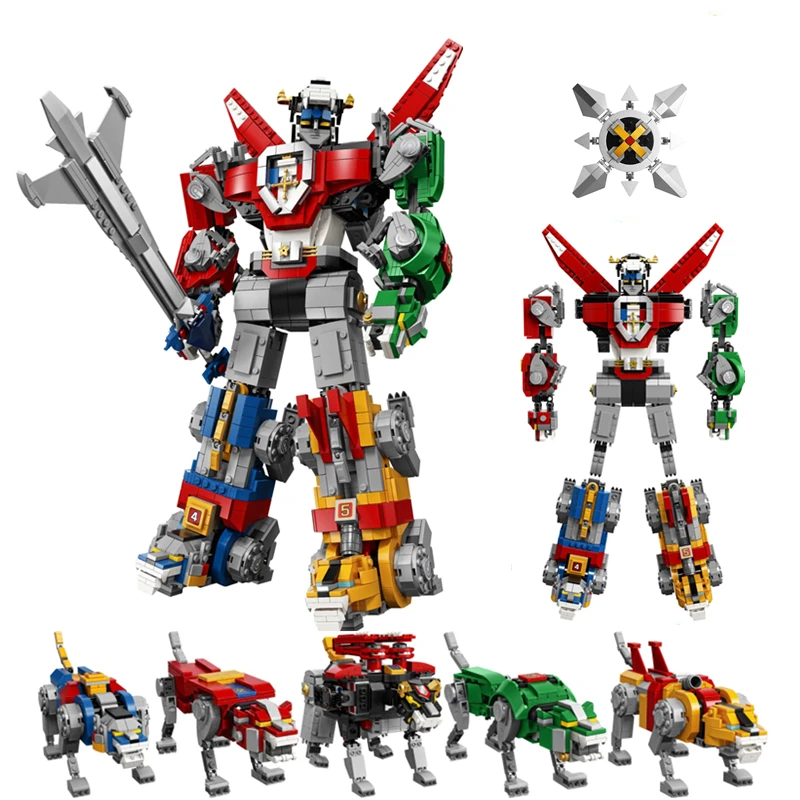 

FIT 21311 Deformation Giant Robot Voltron Defender of Universe City Technical Building Blocks Bricks Toy Kid Gift Birthday Boys