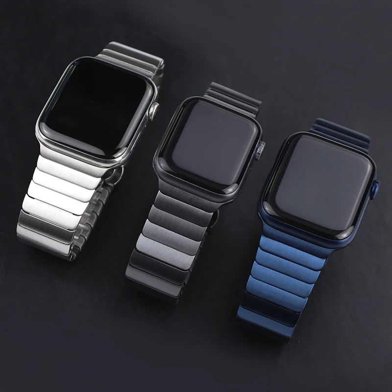

Stainless Steel Strap For Apple Watch Band 7 8 45mm for Butterfly Link Bracelet IWatch Ultra 49mm 6 SE 5 44mm 40mm Accessories