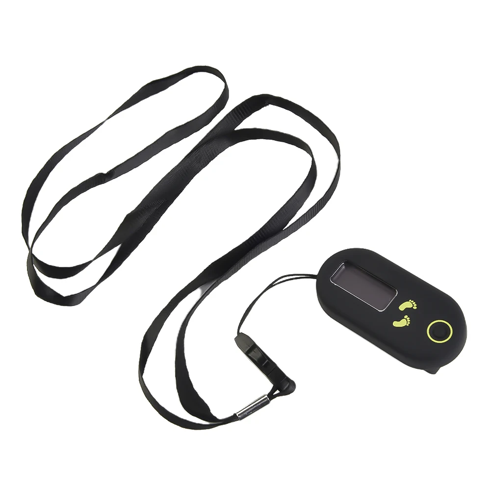 

Electronic Pedometer Treadmill Digital Fitness Tracker For Runners Hikers LCD Display Lightweight Odometer Portable