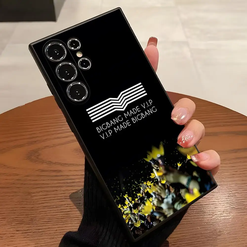 Чехол для телефона B-BIGBANGs Samsung S23 Ultra S24 S22 S20 Fe S21 Plus Galaxy A54 A34 A24 A53 A13 A16 Задняя крышка