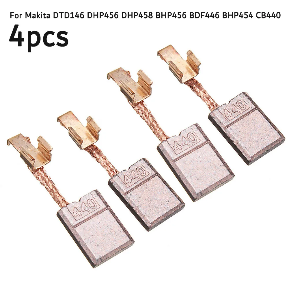 

4pcs Carbon Brushes For Makita DTD146 DHP456 DHP458 BHP456 BDF446 BHP454 CB440 Cordless Drill Driver Screw Gun Graphite Brush