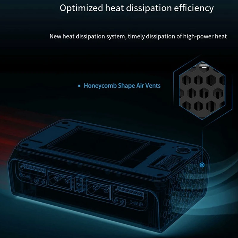 Toolkitrc M6D 500 Вт 15A DC двухканальный мини-умное зарядное устройство для 1-6S Lipo батареи