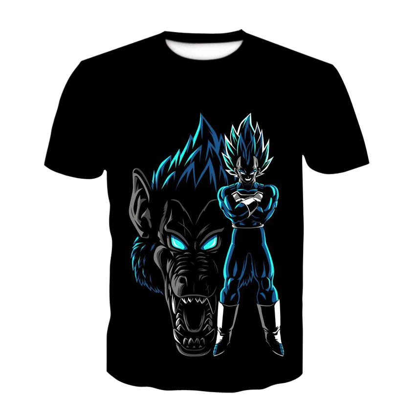 

Anime Men T-Shirts Men 3D Fashion Short Sleeve Anime Harajuku Tops Summer O-Neck Shirts Black Boys Clothing Street Clothing