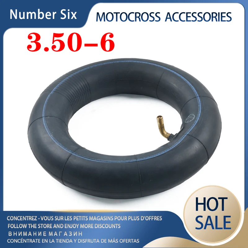 Inner and Outer Tube 4.10/4.00/3.50-6 With Curved Valve Butyl Rubber Inner Tube 4.00-6 3.50-6 Electric Scooter Accessories