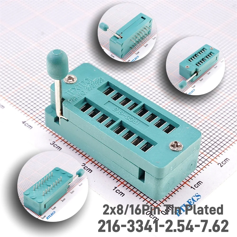 

RTLECS Тестовый разъем DIP ZIF 14-48 Pin 2.54 мм