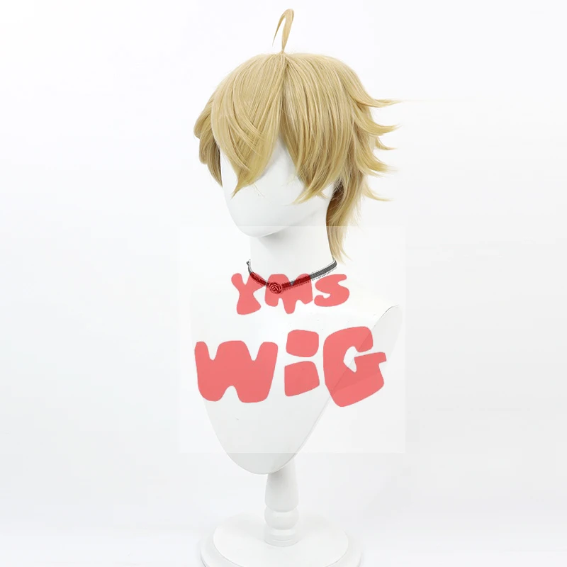 Новый Arknights модный кожа текила косплей парик короткие желтые термостойкие