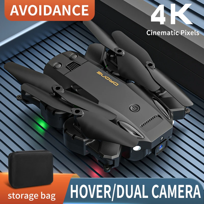 

Q6 Mini RC Drone Obstacle Avoidance Aerial Drones 4K HD Dual Camera Folded Remote Control Plane Dron Toys for Boys Kids Gifts