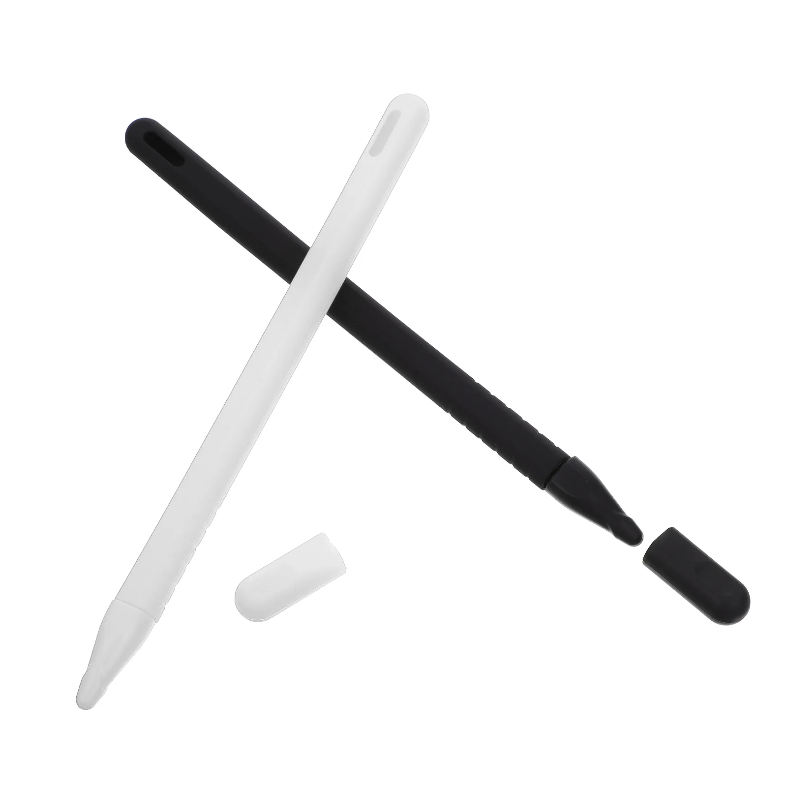 

2 Sets Decorative Pencil Sleeves Pencil 2 Protectors Stylus Lid Covers Compatible for IPad Pencil 2 Gift Decor