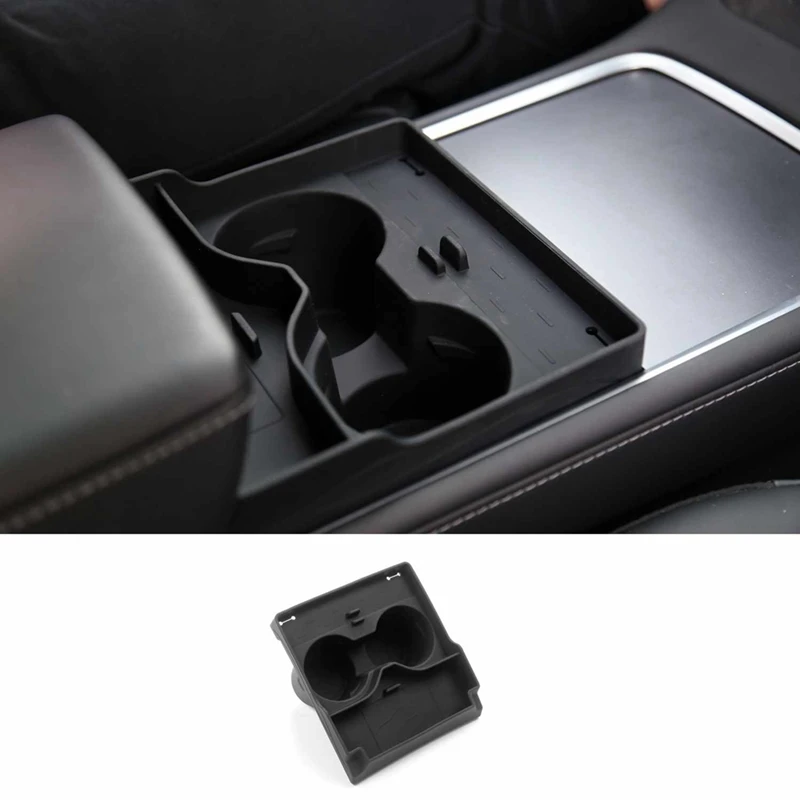 For Tesla Model Y 3 2021 2022 2023 Center Console Cup Holder Inserts Limiter Accessories Parts