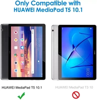 2pcs tablet tempered glass screen protector cover for huawei mediapad t5 10 10 1 inch hd eye protection film