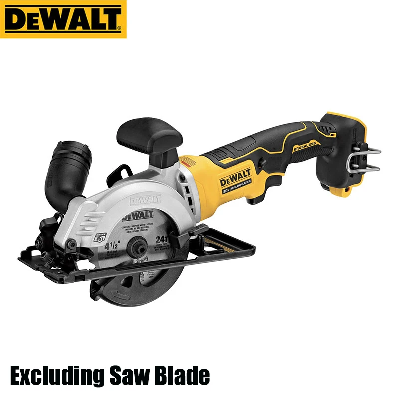 DEWALT DCS571 ATOMIC 20V MAX Circular Saw 4-1/2-Inch Lithium Electric Brushless Cutting Machine Woodworking Saw Tool Only