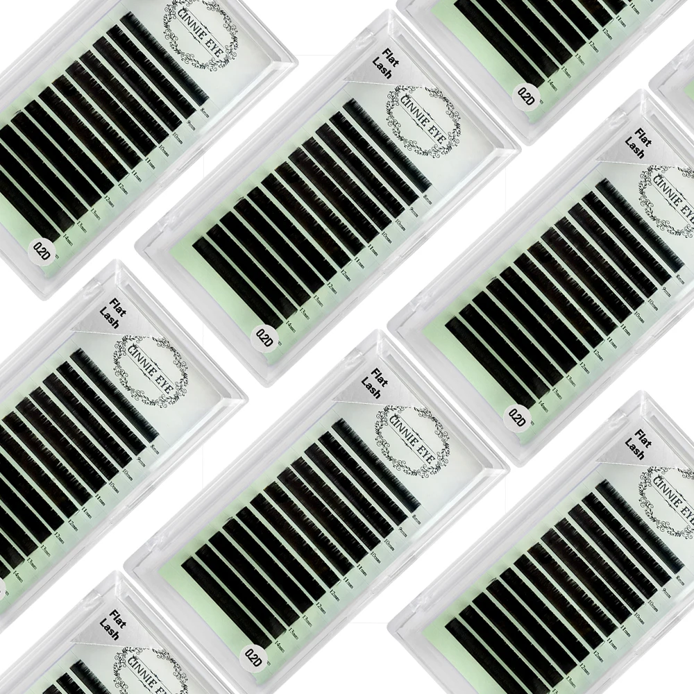 

Flat Eyelash Extension Supplies Mink Classic Ellipse Lash Individual False Lash Faux Cil Velly Split-Tips Lash Cashmere Cilios