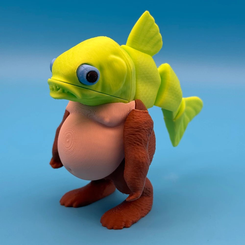 Новинка, шарнирная фигурка Tungtung Sahur, 3D-печать, деревянная палочка, фигурка человека, настольная подвижная рука, коллекционная фигурка (art.: 3920cf3aa4271) - 3920cf3aa4271