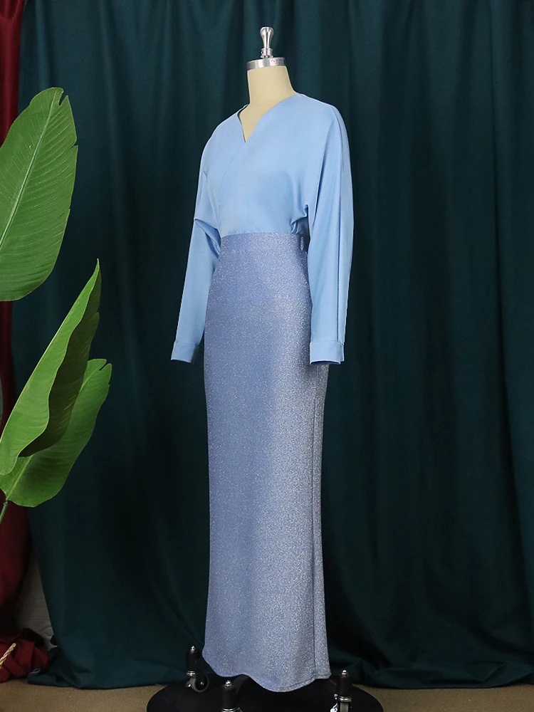 Платье-Русалка Женское с блестками облегающее вечернее блестящее платье длинным