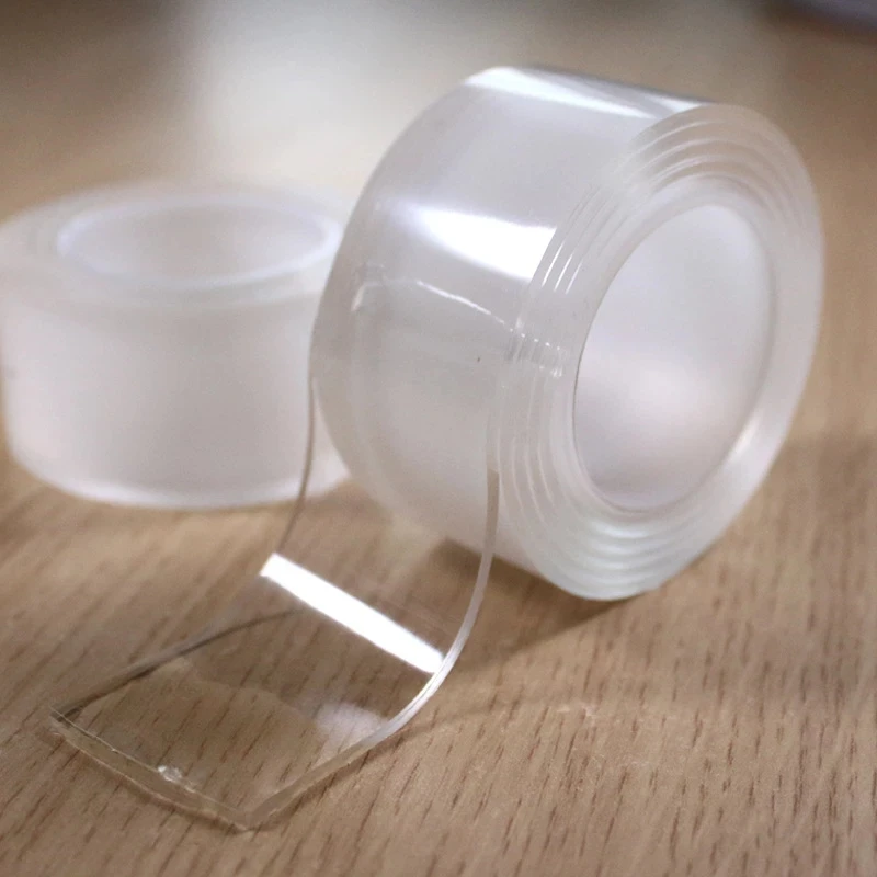 

Home Tracsless Gekkotape Trace Waterproof Transparent Nano Sided Tape No Double Tape Adhesive Reusable Cleanable Tape