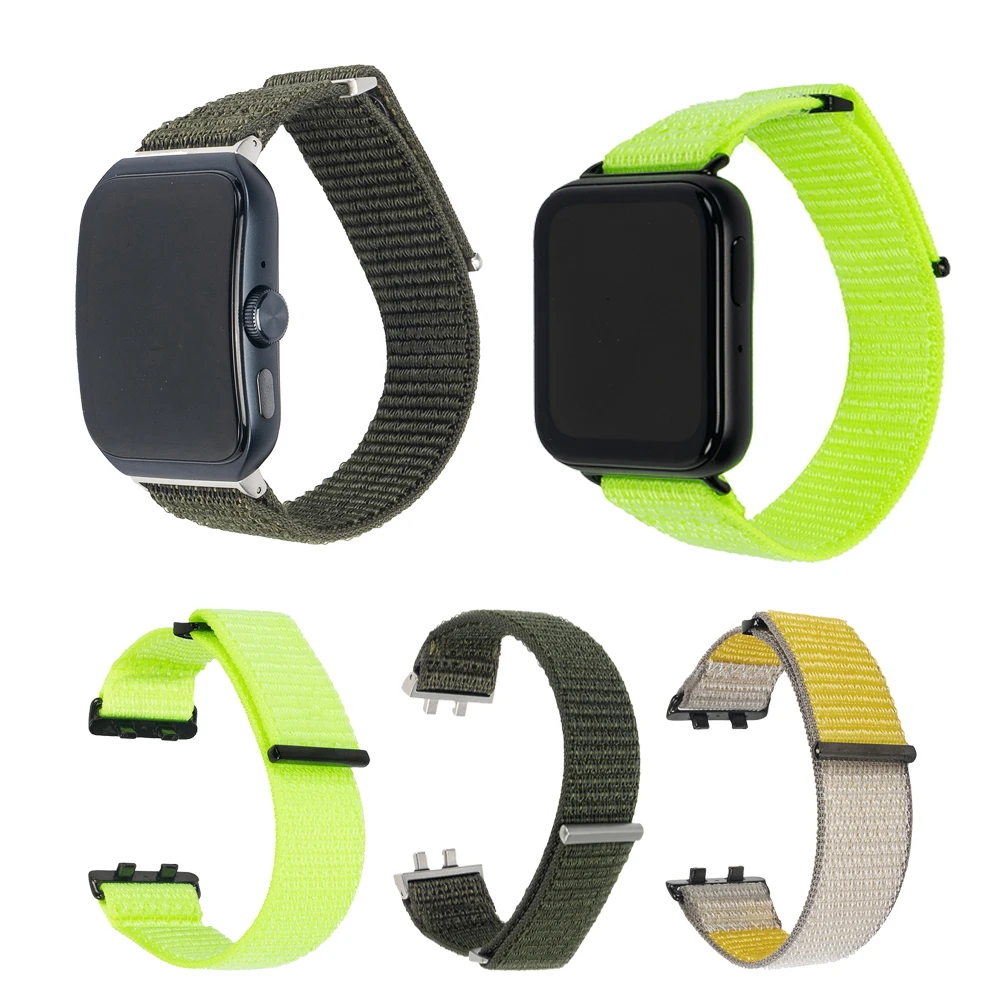 

Band For OPPO Watch 3/OPPO watch SE 43mm Nylon loop correa Bracelet oppo series watch 3/SE strap 21mm Wearing Accessories