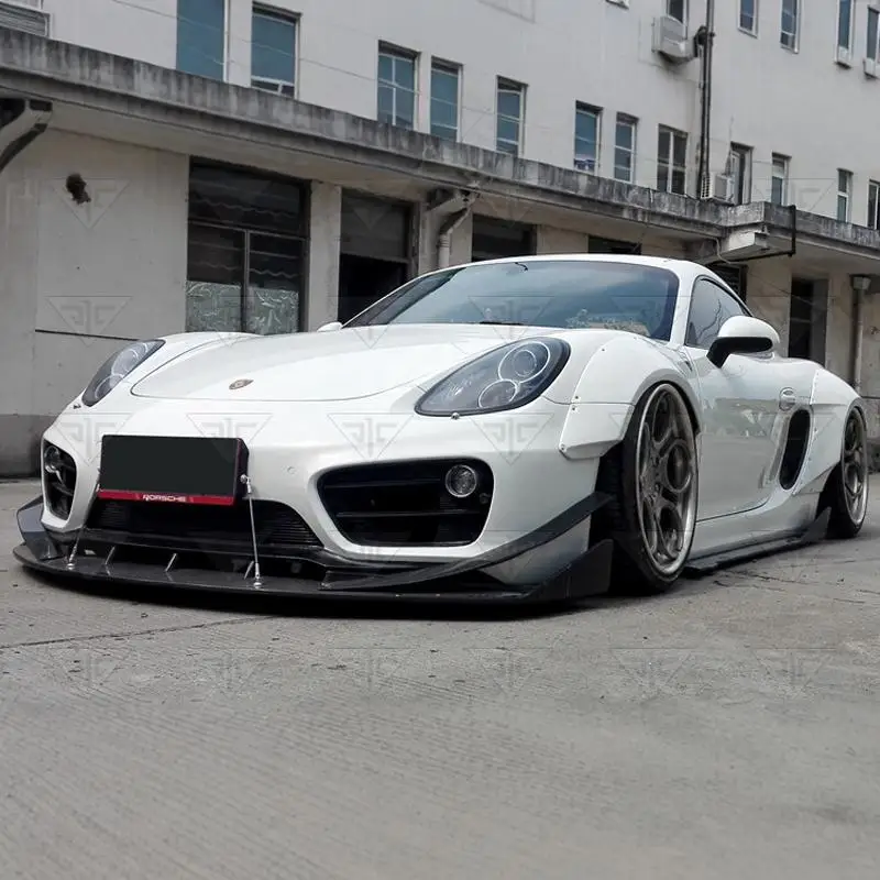 Фото Для Pors che Cayman 981, модифицированный MB DESIGN, широкий корпус, большие объемные передние и задние губы, колеса, брови №3